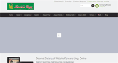 Desktop Screenshot of kencanaunguonline.com