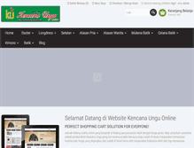 Tablet Screenshot of kencanaunguonline.com